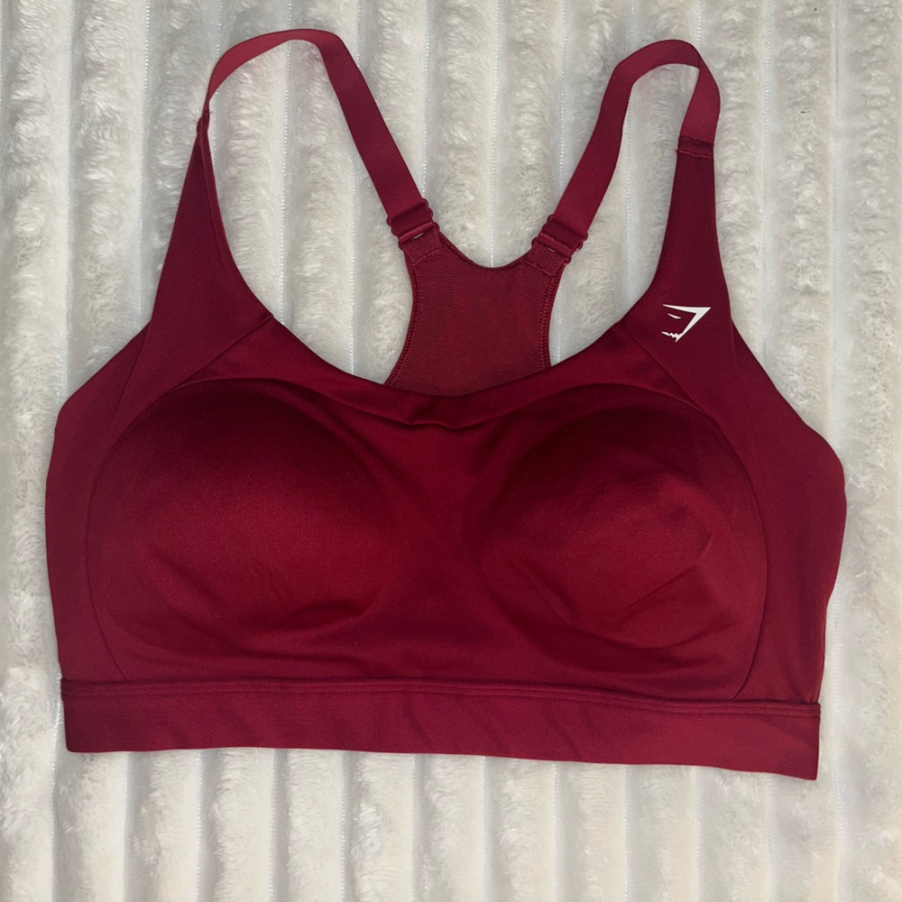 Gymshark Burgundy Sports Bra